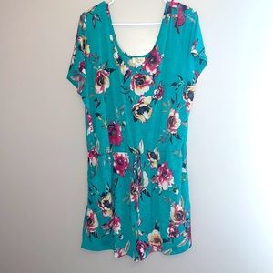 Be Stage Floral Romper 3xl